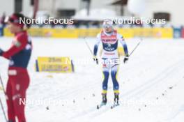 04.01.2024, Davos, Switzerland (SUI): Maja Dahlqvist (SWE) - FIS world cup cross-country, tour de ski, pursuit, Davos (SUI). www.nordicfocus.com. © Modica/NordicFocus. Every downloaded picture is fee-liable.