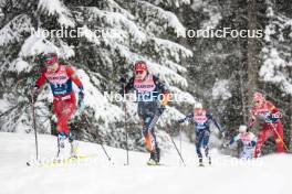 04.01.2024, Davos, Switzerland (SUI): Heidi Weng (NOR), Coletta Rydzek (GER), (l-r)  - FIS world cup cross-country, tour de ski, pursuit, Davos (SUI). www.nordicfocus.com. © Modica/NordicFocus. Every downloaded picture is fee-liable.