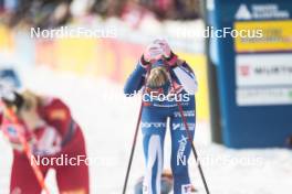 04.01.2024, Davos, Switzerland (SUI): Anne Kyllonen (FIN) - FIS world cup cross-country, tour de ski, pursuit, Davos (SUI). www.nordicfocus.com. © Modica/NordicFocus. Every downloaded picture is fee-liable.