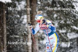 04.01.2024, Davos, Switzerland (SUI): Linn Svahn (SWE) - FIS world cup cross-country, tour de ski, pursuit, Davos (SUI). www.nordicfocus.com. © Modica/NordicFocus. Every downloaded picture is fee-liable.