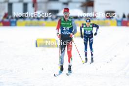 04.01.2024, Davos, Switzerland (SUI): Antoine Cyr (CAN) - FIS world cup cross-country, tour de ski, pursuit, Davos (SUI). www.nordicfocus.com. © Modica/NordicFocus. Every downloaded picture is fee-liable.