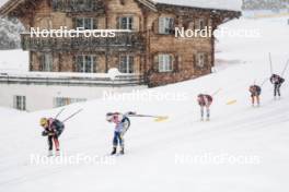 04.01.2024, Davos, Switzerland (SUI): Lisa Lohmann (GER), Moa Ilar (SWE), (l-r)  - FIS world cup cross-country, tour de ski, pursuit, Davos (SUI). www.nordicfocus.com. © Modica/NordicFocus. Every downloaded picture is fee-liable.