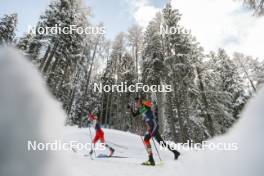 04.01.2024, Davos, Switzerland (SUI): Cyril Faehndrich (SUI), Friedrich Moch (GER), (l-r)  - FIS world cup cross-country, tour de ski, pursuit, Davos (SUI). www.nordicfocus.com. © Modica/NordicFocus. Every downloaded picture is fee-liable.