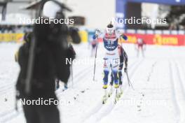 04.01.2024, Davos, Switzerland (SUI): Sofia Henriksson (SWE) - FIS world cup cross-country, tour de ski, pursuit, Davos (SUI). www.nordicfocus.com. © Modica/NordicFocus. Every downloaded picture is fee-liable.