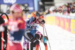 04.01.2024, Davos, Switzerland (SUI): Sophia Laukli (USA), Patricija Eiduka (LAT), (l-r)  - FIS world cup cross-country, tour de ski, pursuit, Davos (SUI). www.nordicfocus.com. © Modica/NordicFocus. Every downloaded picture is fee-liable.