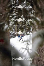 04.01.2024, Davos, Switzerland (SUI): Johanna Hagstroem (SWE), Coletta Rydzek (GER), (l-r)  - FIS world cup cross-country, tour de ski, pursuit, Davos (SUI). www.nordicfocus.com. © Modica/NordicFocus. Every downloaded picture is fee-liable.