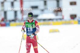 04.01.2024, Davos, Switzerland (SUI): Mika Vermeulen (AUT) - FIS world cup cross-country, tour de ski, pursuit, Davos (SUI). www.nordicfocus.com. © Modica/NordicFocus. Every downloaded picture is fee-liable.