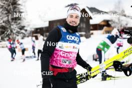 02.01.2024, Davos, Switzerland (SUI): Lucas Chanavat (FRA) - FIS world cup cross-country, tour de ski, training, Davos (SUI). www.nordicfocus.com. © Modica/NordicFocus. Every downloaded picture is fee-liable.