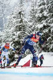 07.01.2024, Val di Fiemme, Italy (ITA): Elia Barp (ITA) - FIS world cup cross-country, tour de ski, final climb, Val di Fiemme (ITA). www.nordicfocus.com. © Barbieri/NordicFocus. Every downloaded picture is fee-liable.