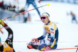 07.01.2024, Val di Fiemme, Italy (ITA): Emma Ribom (SWE) - FIS world cup cross-country, tour de ski, final climb, Val di Fiemme (ITA). www.nordicfocus.com. © Modica/NordicFocus. Every downloaded picture is fee-liable.