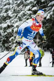 07.01.2024, Val di Fiemme, Italy (ITA): Jens Burman (SWE) - FIS world cup cross-country, tour de ski, final climb, Val di Fiemme (ITA). www.nordicfocus.com. © Barbieri/NordicFocus. Every downloaded picture is fee-liable.