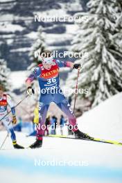 07.01.2024, Val di Fiemme, Italy (ITA): Zanden Mcmullen (USA) - FIS world cup cross-country, tour de ski, final climb, Val di Fiemme (ITA). www.nordicfocus.com. © Barbieri/NordicFocus. Every downloaded picture is fee-liable.