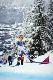 07.01.2024, Val di Fiemme, Italy (ITA): Moa Ilar (SWE) - FIS world cup cross-country, tour de ski, final climb, Val di Fiemme (ITA). www.nordicfocus.com. © Barbieri/NordicFocus. Every downloaded picture is fee-liable.