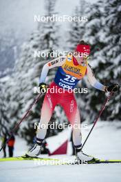 07.01.2024, Val di Fiemme, Italy (ITA): Nadja Kaelin (SUI) - FIS world cup cross-country, tour de ski, final climb, Val di Fiemme (ITA). www.nordicfocus.com. © Barbieri/NordicFocus. Every downloaded picture is fee-liable.