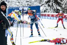 07.01.2024, Val di Fiemme, Italy (ITA): Maurice Manificat (FRA) - FIS world cup cross-country, tour de ski, final climb, Val di Fiemme (ITA). www.nordicfocus.com. © Modica/NordicFocus. Every downloaded picture is fee-liable.