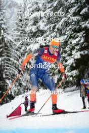 07.01.2024, Val di Fiemme, Italy (ITA): Andrew Young (GBR) - FIS world cup cross-country, tour de ski, final climb, Val di Fiemme (ITA). www.nordicfocus.com. © Barbieri/NordicFocus. Every downloaded picture is fee-liable.