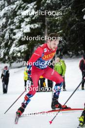 07.01.2024, Val di Fiemme, Italy (ITA): Haavard Solaas Taugboel (NOR) - FIS world cup cross-country, tour de ski, final climb, Val di Fiemme (ITA). www.nordicfocus.com. © Barbieri/NordicFocus. Every downloaded picture is fee-liable.