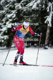 07.01.2024, Val di Fiemme, Italy (ITA): Kristin Austgulen Fosnaes (NOR) - FIS world cup cross-country, tour de ski, final climb, Val di Fiemme (ITA). www.nordicfocus.com. © Barbieri/NordicFocus. Every downloaded picture is fee-liable.