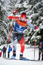 07.01.2024, Val di Fiemme, Italy (ITA): Antoine Cyr (CAN) - FIS world cup cross-country, tour de ski, final climb, Val di Fiemme (ITA). www.nordicfocus.com. © Barbieri/NordicFocus. Every downloaded picture is fee-liable.