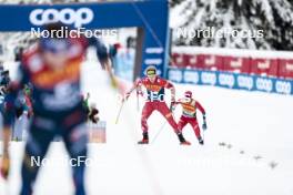 07.01.2024, Val di Fiemme, Italy (ITA): Mika Vermeulen (AUT) - FIS world cup cross-country, tour de ski, final climb, Val di Fiemme (ITA). www.nordicfocus.com. © Modica/NordicFocus. Every downloaded picture is fee-liable.
