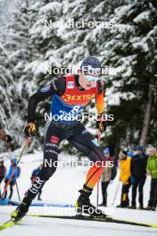 07.01.2024, Val di Fiemme, Italy (ITA): Friedrich Moch (GER) - FIS world cup cross-country, tour de ski, final climb, Val di Fiemme (ITA). www.nordicfocus.com. © Barbieri/NordicFocus. Every downloaded picture is fee-liable.