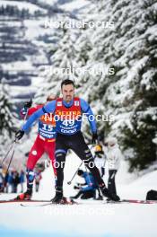07.01.2024, Val di Fiemme, Italy (ITA): Imanol Rojo (ESP) - FIS world cup cross-country, tour de ski, final climb, Val di Fiemme (ITA). www.nordicfocus.com. © Barbieri/NordicFocus. Every downloaded picture is fee-liable.