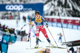 07.01.2024, Val di Fiemme, Italy (ITA): Katerina Janatova (CZE) - FIS world cup cross-country, tour de ski, final climb, Val di Fiemme (ITA). www.nordicfocus.com. © Modica/NordicFocus. Every downloaded picture is fee-liable.