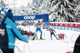 07.01.2024, Val di Fiemme, Italy (ITA): Arsi Ruuskanen (FIN) - FIS world cup cross-country, tour de ski, final climb, Val di Fiemme (ITA). www.nordicfocus.com. © Modica/NordicFocus. Every downloaded picture is fee-liable.
