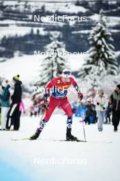 07.01.2024, Val di Fiemme, Italy (ITA): Martin Loewstroem Nyenget (NOR) - FIS world cup cross-country, tour de ski, final climb, Val di Fiemme (ITA). www.nordicfocus.com. © Barbieri/NordicFocus. Every downloaded picture is fee-liable.