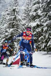 07.01.2024, Val di Fiemme, Italy (ITA): Simone Dapra (ITA) - FIS world cup cross-country, tour de ski, final climb, Val di Fiemme (ITA). www.nordicfocus.com. © Barbieri/NordicFocus. Every downloaded picture is fee-liable.