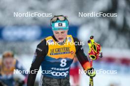 07.01.2024, Val di Fiemme, Italy (ITA): Victoria Carl (GER) - FIS world cup cross-country, tour de ski, final climb, Val di Fiemme (ITA). www.nordicfocus.com. © Modica/NordicFocus. Every downloaded picture is fee-liable.