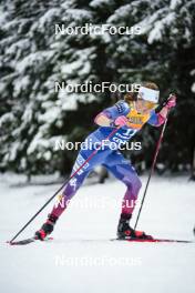 07.01.2024, Val di Fiemme, Italy (ITA): Rosie Brennan (USA) - FIS world cup cross-country, tour de ski, final climb, Val di Fiemme (ITA). www.nordicfocus.com. © Barbieri/NordicFocus. Every downloaded picture is fee-liable.