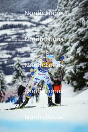 07.01.2024, Val di Fiemme, Italy (ITA): Linn Svahn (SWE) - FIS world cup cross-country, tour de ski, final climb, Val di Fiemme (ITA). www.nordicfocus.com. © Barbieri/NordicFocus. Every downloaded picture is fee-liable.