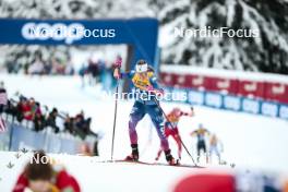 07.01.2024, Val di Fiemme, Italy (ITA): Rosie Brennan (USA) - FIS world cup cross-country, tour de ski, final climb, Val di Fiemme (ITA). www.nordicfocus.com. © Modica/NordicFocus. Every downloaded picture is fee-liable.