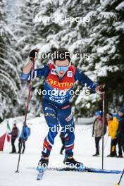 07.01.2024, Val di Fiemme, Italy (ITA): Jules Lapierre (FRA) - FIS world cup cross-country, tour de ski, final climb, Val di Fiemme (ITA). www.nordicfocus.com. © Barbieri/NordicFocus. Every downloaded picture is fee-liable.