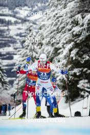 07.01.2024, Val di Fiemme, Italy (ITA): William Poromaa (SWE) - FIS world cup cross-country, tour de ski, final climb, Val di Fiemme (ITA). www.nordicfocus.com. © Barbieri/NordicFocus. Every downloaded picture is fee-liable.