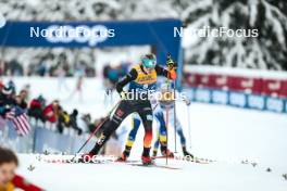 07.01.2024, Val di Fiemme, Italy (ITA): Victoria Carl (GER) - FIS world cup cross-country, tour de ski, final climb, Val di Fiemme (ITA). www.nordicfocus.com. © Modica/NordicFocus. Every downloaded picture is fee-liable.