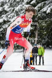 07.01.2024, Val di Fiemme, Italy (ITA): Cyril Faehndrich (SUI) - FIS world cup cross-country, tour de ski, final climb, Val di Fiemme (ITA). www.nordicfocus.com. © Barbieri/NordicFocus. Every downloaded picture is fee-liable.