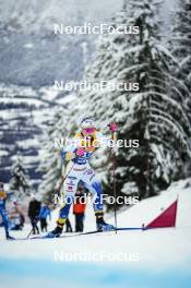 07.01.2024, Val di Fiemme, Italy (ITA): Moa Ilar (SWE) - FIS world cup cross-country, tour de ski, final climb, Val di Fiemme (ITA). www.nordicfocus.com. © Barbieri/NordicFocus. Every downloaded picture is fee-liable.