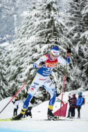 07.01.2024, Val di Fiemme, Italy (ITA): Truls Gisselman (SWE) - FIS world cup cross-country, tour de ski, final climb, Val di Fiemme (ITA). www.nordicfocus.com. © Barbieri/NordicFocus. Every downloaded picture is fee-liable.