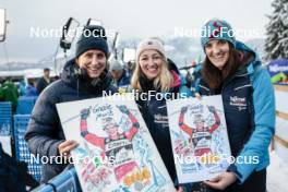 07.01.2024, Val di Fiemme, Italy (ITA): Marit Bjoergen drawing - FIS world cup cross-country, tour de ski, final climb, Val di Fiemme (ITA). www.nordicfocus.com. © Modica/NordicFocus. Every downloaded picture is fee-liable.