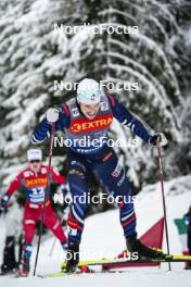 07.01.2024, Val di Fiemme, Italy (ITA): Lucas Chanavat (FRA) - FIS world cup cross-country, tour de ski, final climb, Val di Fiemme (ITA). www.nordicfocus.com. © Barbieri/NordicFocus. Every downloaded picture is fee-liable.