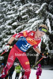 07.01.2024, Val di Fiemme, Italy (ITA): Mika Vermeulen (AUT) - FIS world cup cross-country, tour de ski, final climb, Val di Fiemme (ITA). www.nordicfocus.com. © Barbieri/NordicFocus. Every downloaded picture is fee-liable.
