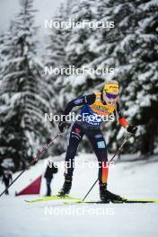 07.01.2024, Val di Fiemme, Italy (ITA): Lisa Lohmann (GER) - FIS world cup cross-country, tour de ski, final climb, Val di Fiemme (ITA). www.nordicfocus.com. © Barbieri/NordicFocus. Every downloaded picture is fee-liable.
