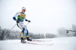 06.01.2024, Val di Fiemme, Italy (ITA): Edvin Anger (SWE) - FIS world cup cross-country, tour de ski, mass, Val di Fiemme (ITA). www.nordicfocus.com. © Modica/NordicFocus. Every downloaded picture is fee-liable.