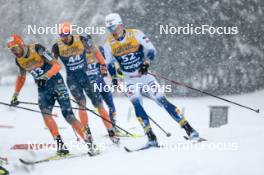 06.01.2024, Val di Fiemme, Italy (ITA): Thomas Maloney Westgaard (IRL), Emil Danielsson (SWE), (l-r)  - FIS world cup cross-country, tour de ski, mass, Val di Fiemme (ITA). www.nordicfocus.com. © Modica/NordicFocus. Every downloaded picture is fee-liable.