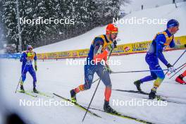 06.01.2024, Val di Fiemme, Italy (ITA): Thomas Maloney Westgaard (IRL) - FIS world cup cross-country, tour de ski, mass, Val di Fiemme (ITA). www.nordicfocus.com. © Barbieri/NordicFocus. Every downloaded picture is fee-liable.