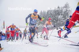 06.01.2024, Val di Fiemme, Italy (ITA): Lucas Boegl (GER) - FIS world cup cross-country, tour de ski, mass, Val di Fiemme (ITA). www.nordicfocus.com. © Barbieri/NordicFocus. Every downloaded picture is fee-liable.