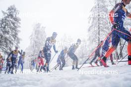 06.01.2024, Val di Fiemme, Italy (ITA): Paolo Ventura (ITA) - FIS world cup cross-country, tour de ski, mass, Val di Fiemme (ITA). www.nordicfocus.com. © Barbieri/NordicFocus. Every downloaded picture is fee-liable.