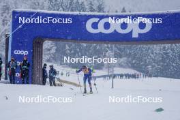 06.01.2024, Val di Fiemme, Italy (ITA): Vladislav Kovalyov (KAZ) - FIS world cup cross-country, tour de ski, mass, Val di Fiemme (ITA). www.nordicfocus.com. © Barbieri/NordicFocus. Every downloaded picture is fee-liable.
